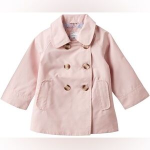 Carter's Baby Girl Lightweight Pink Trench Coat Size 18 Months